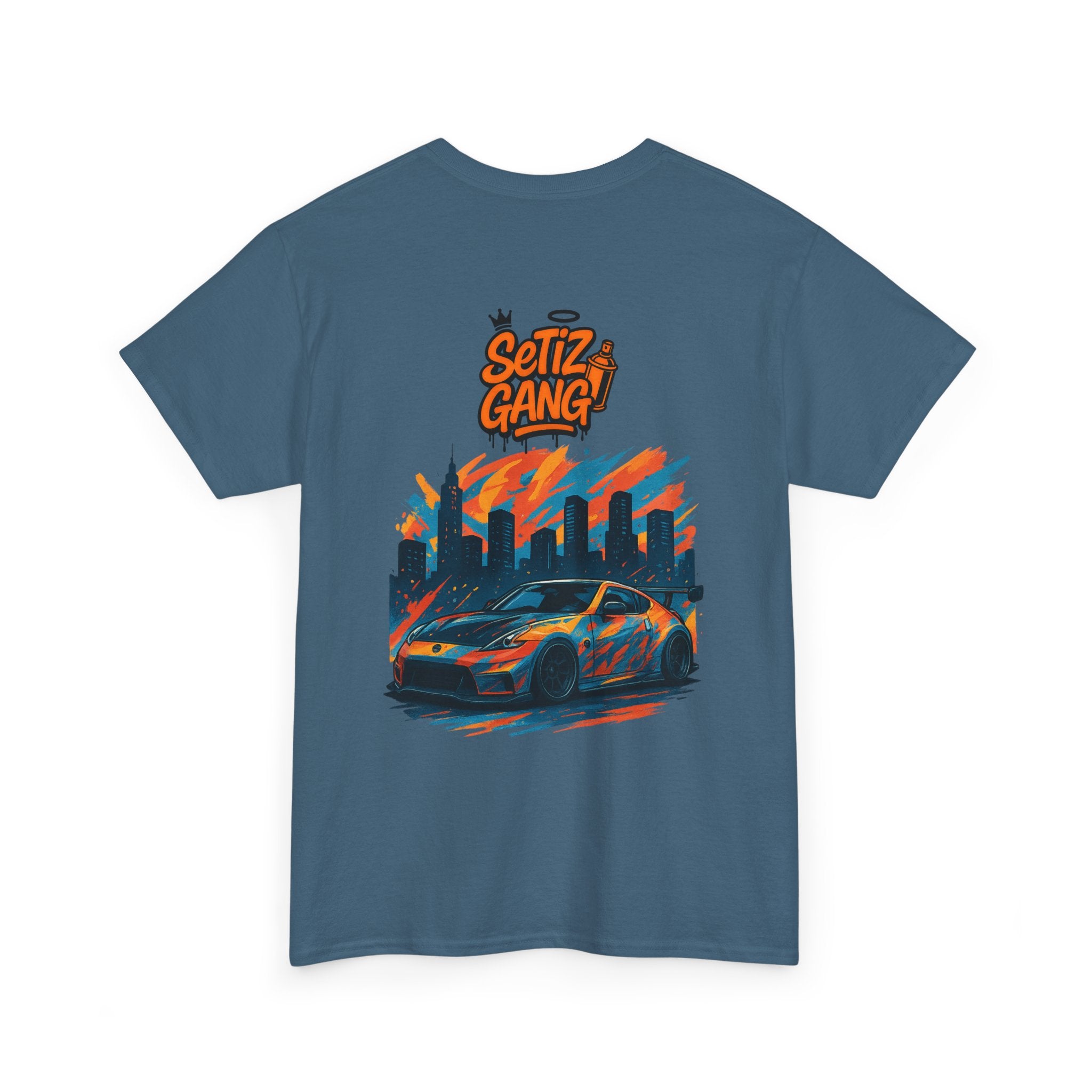 SetiZ Z Gang Late Night Vibes Tee / Car Culture Vibes – Limited Edition Streetwear Graphic T-Shirt | JDM Drift Vibes | Premium Unisex Auto Culture Tee | Perfect Gift for Car Lovers, Him & Her