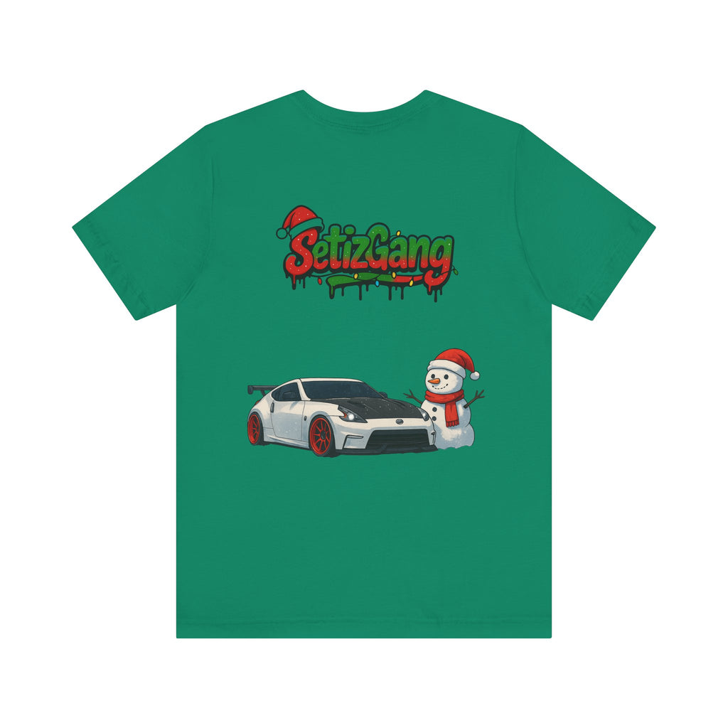 SetiZ Z Gang Christmas Tee – Limited Edition Streetwear Graphic T-Shirt | JDM Drift Vibes x Holiday Spirit | Premium Unisex Auto Culture Tee | Perfect Gift for Car Lovers, Him & Her