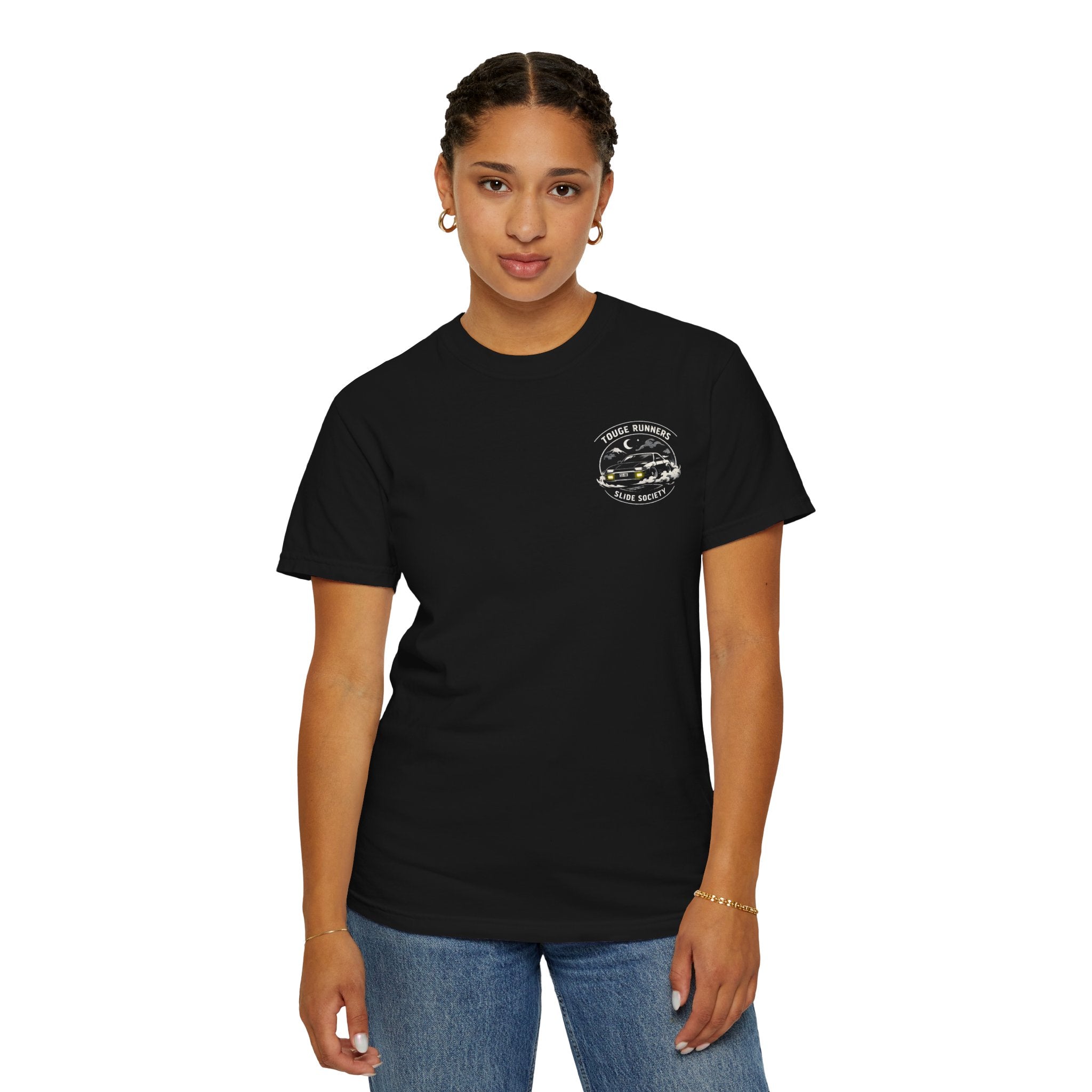 Touge Runners T-Shirt – Slide Society Drift Car Tee | JDM Mountain Pass Streetwear Shirt