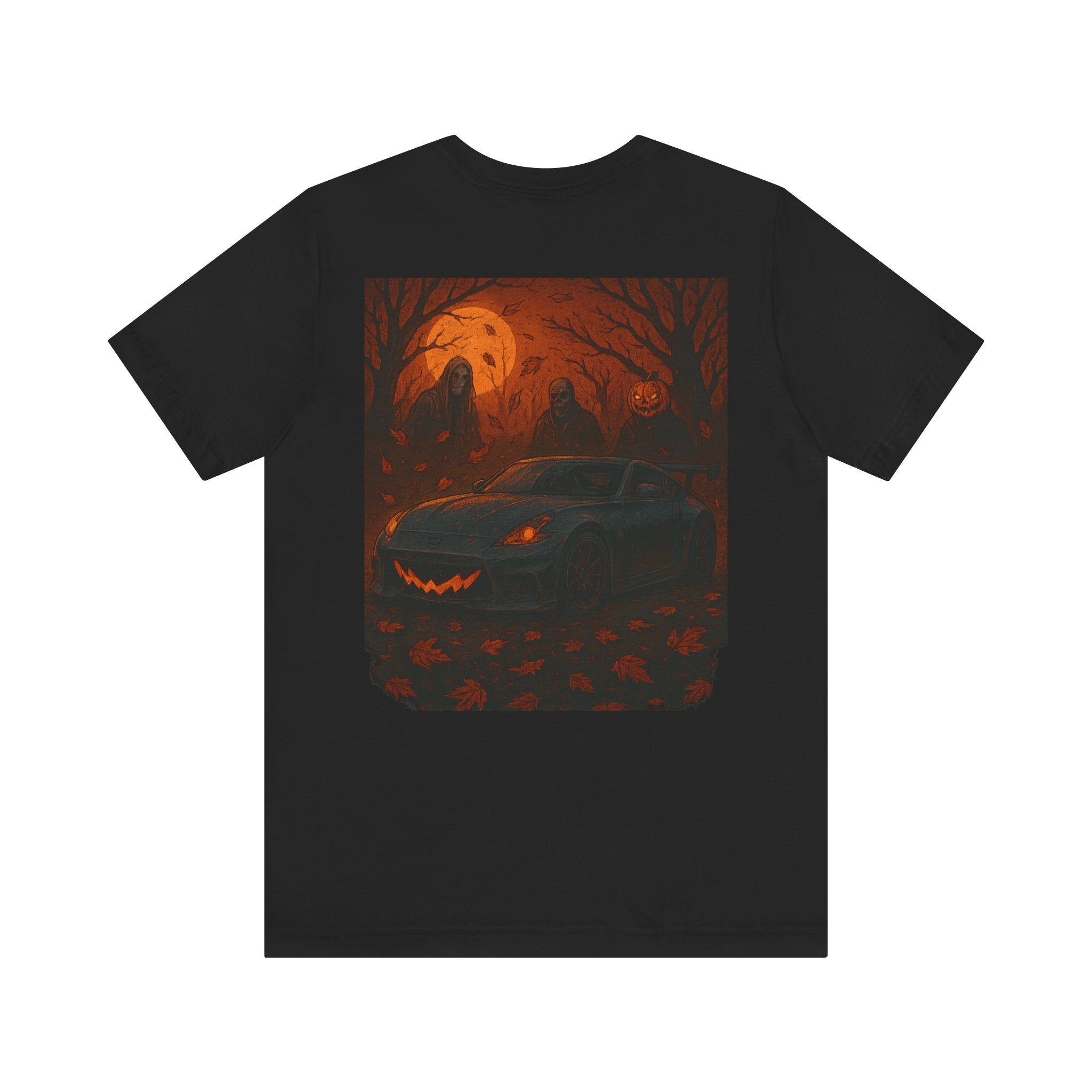 Spooky Car Tees, Perfect for Halloween, Unisex Tee, Casual Wear, Gift for Car Lovers, Graphic T-Shirt