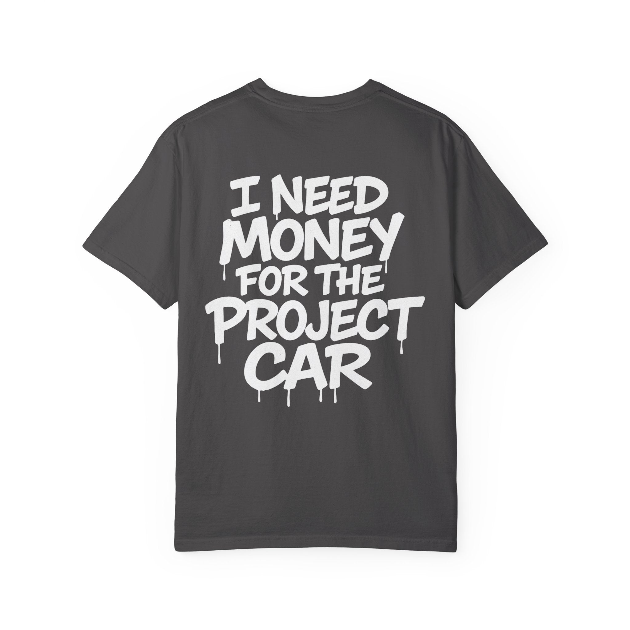 SetiZGang “I Need Money For Project Car” Tee – Premium Unisex Cotton Streetwear Graphic T-Shirt | Automotive Enthusiast Gift | Casual Everyday Fashion for Car Lovers