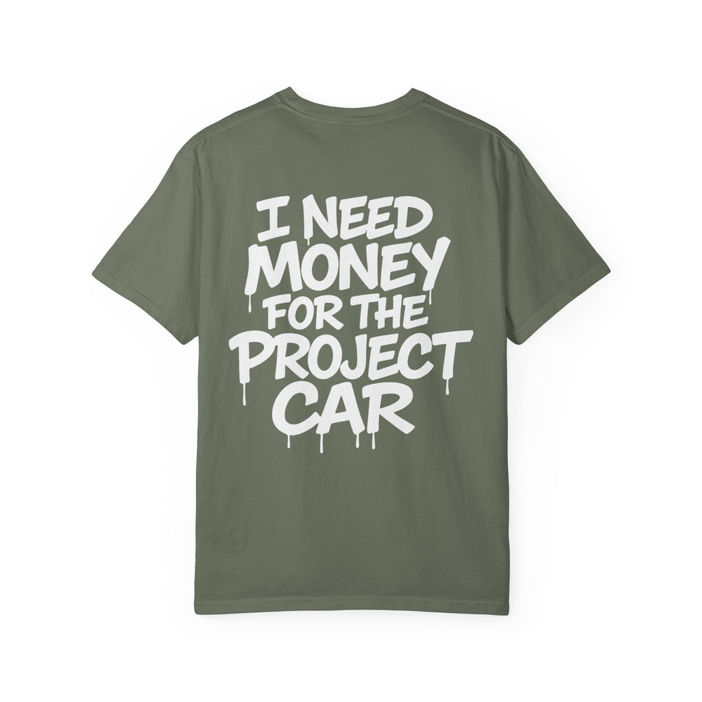 SetiZGang “I Need Money For Project Car” Tee – Premium Unisex Cotton Streetwear Graphic T-Shirt | Automotive Enthusiast Gift | Casual Everyday Fashion for Car Lovers