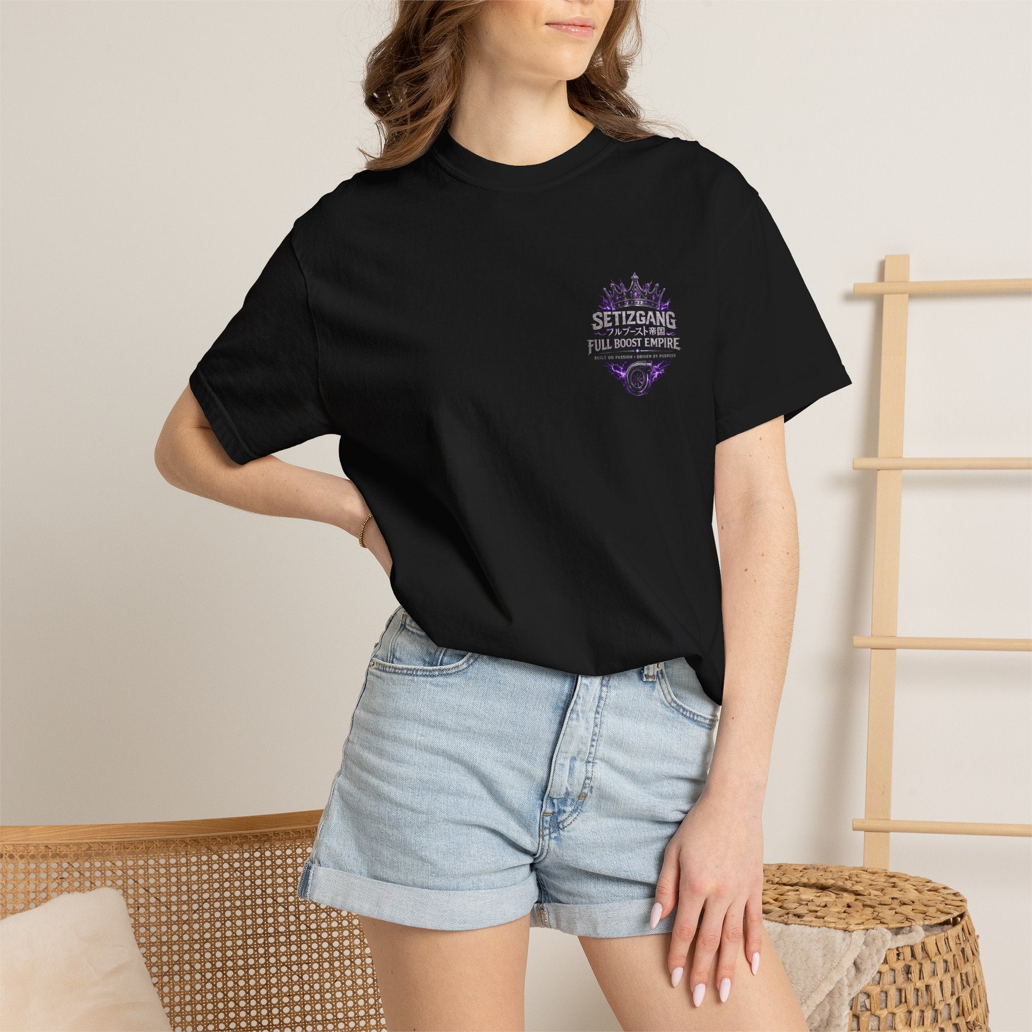 Full Boost Empire Tee | Streetwear Turbo Car Graphic T-Shirt | SetiZGang