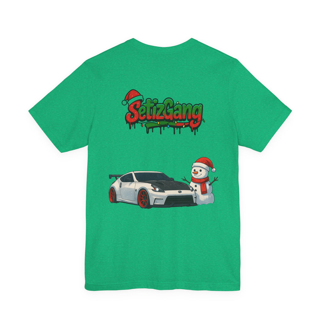 SetiZ Z Gang Christmas Tee – Limited Edition Streetwear Graphic T-Shirt | JDM Drift Vibes x Holiday Spirit | Premium Unisex Auto Culture Tee | Perfect Gift for Car Lovers, Him & Her