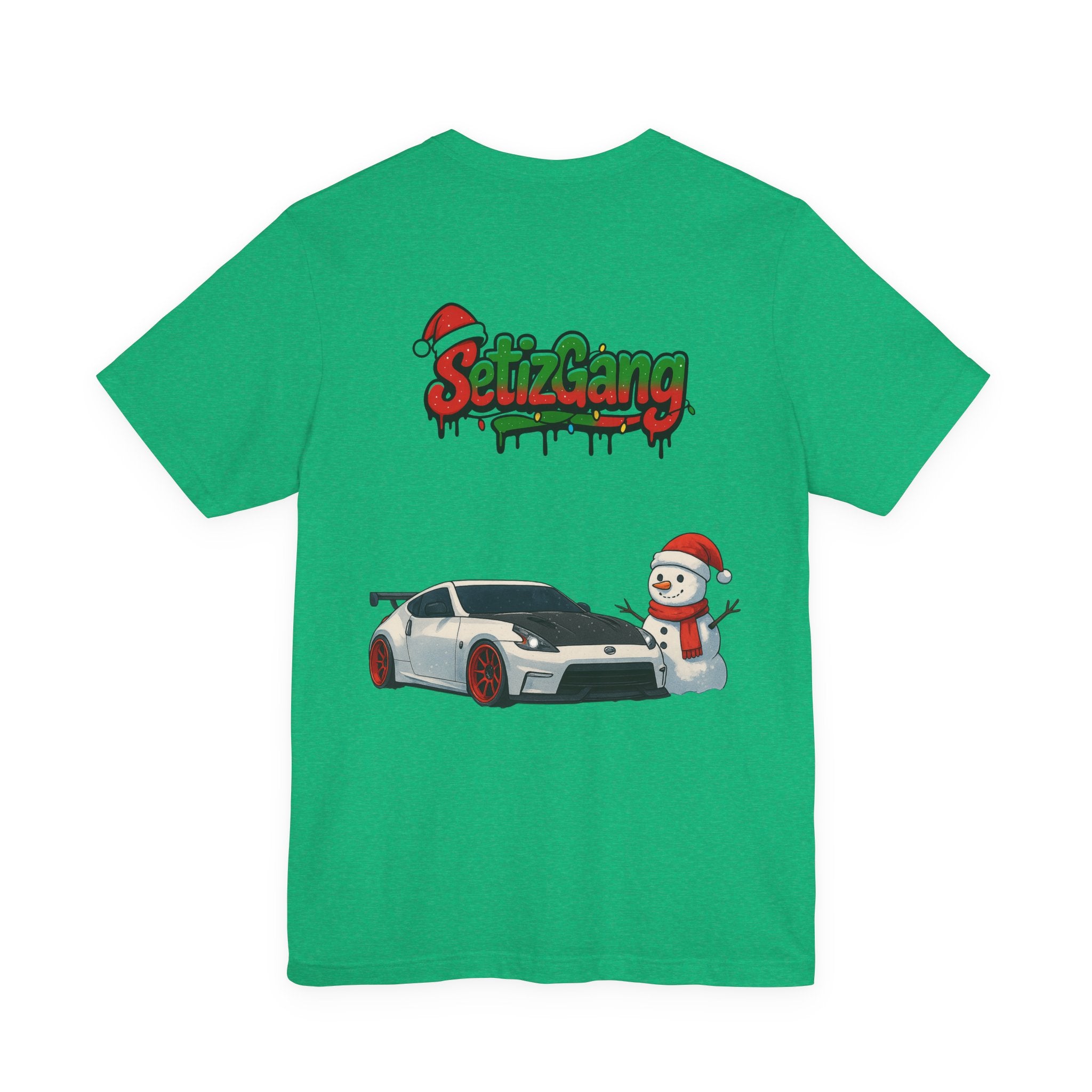 SetiZ Z Gang Christmas Tee – Limited Edition Streetwear Graphic T-Shirt | JDM Drift Vibes x Holiday Spirit | Premium Unisex Auto Culture Tee | Perfect Gift for Car Lovers, Him & Her