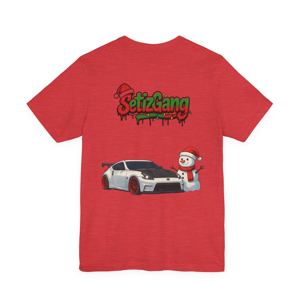 SetiZ Z Gang Christmas Tee – Limited Edition Streetwear Graphic T-Shirt | JDM Drift Vibes x Holiday Spirit | Premium Unisex Auto Culture Tee | Perfect Gift for Car Lovers, Him & Her