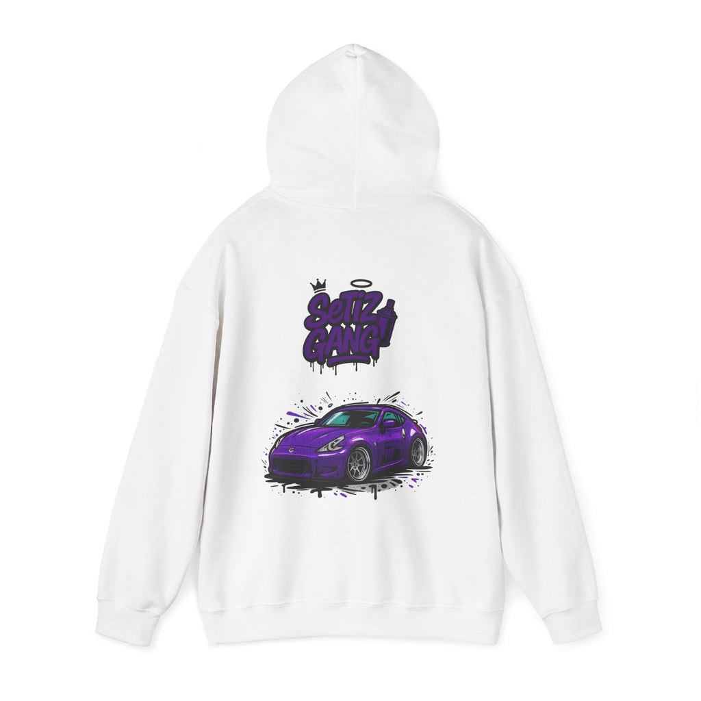 SetiZ Z Gang Purple Drip Car Enthusiast Hoodie - Graphic Design