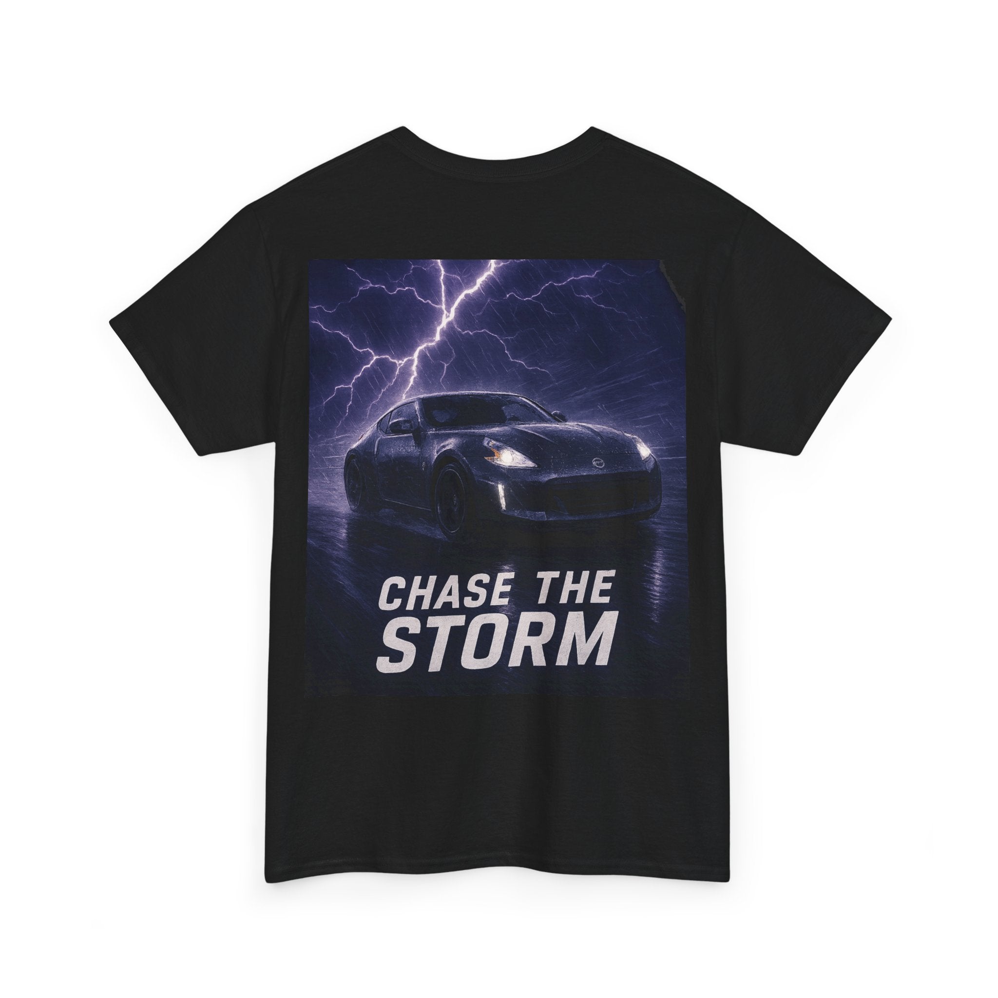 SetiZGang “Chase The Storm” Tee – Premium Unisex Cotton Streetwear Graphic T-Shirt | Automotive Enthusiast Gift | Casual Everyday Fashion for Car Lovers