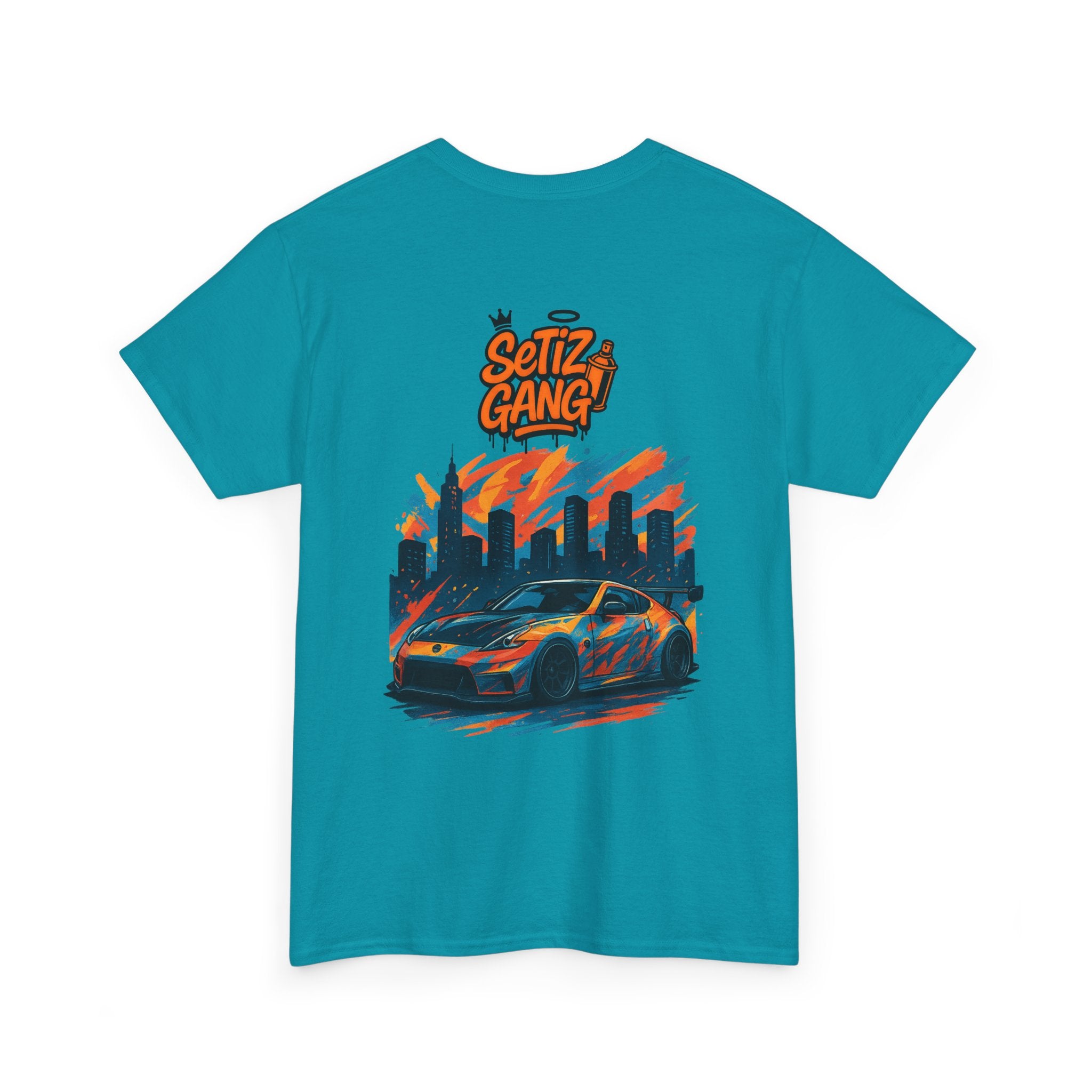 SetiZ Z Gang Late Night Vibes Tee / Car Culture Vibes – Limited Edition Streetwear Graphic T-Shirt | JDM Drift Vibes | Premium Unisex Auto Culture Tee | Perfect Gift for Car Lovers, Him & Her