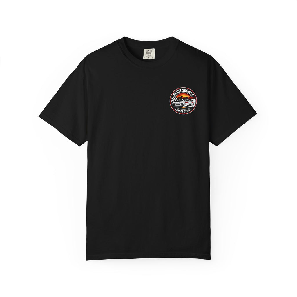 Full Throttle T-Shirt – Slide Society Drift Car Tee | JDM Mountain Pass Streetwear Shirt