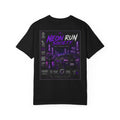 Neon Run Society T-Shirt | Retro Cyberpunk Racing Tee | SetiZGang