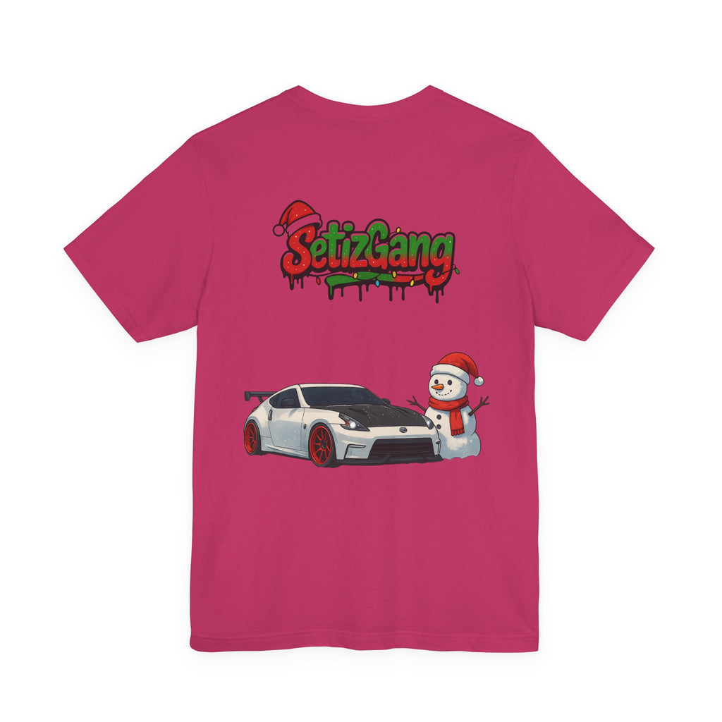 SetiZ Z Gang Christmas Tee – Limited Edition Streetwear Graphic T-Shirt | JDM Drift Vibes x Holiday Spirit | Premium Unisex Auto Culture Tee | Perfect Gift for Car Lovers, Him & Her