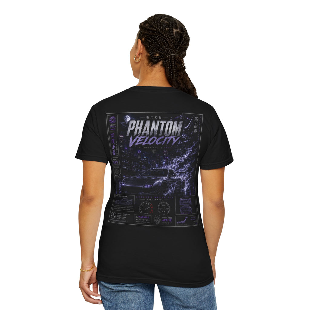 Phantom Velocity Graphic T-Shirt | Car Culture Streetwear Tee | SetiZGang