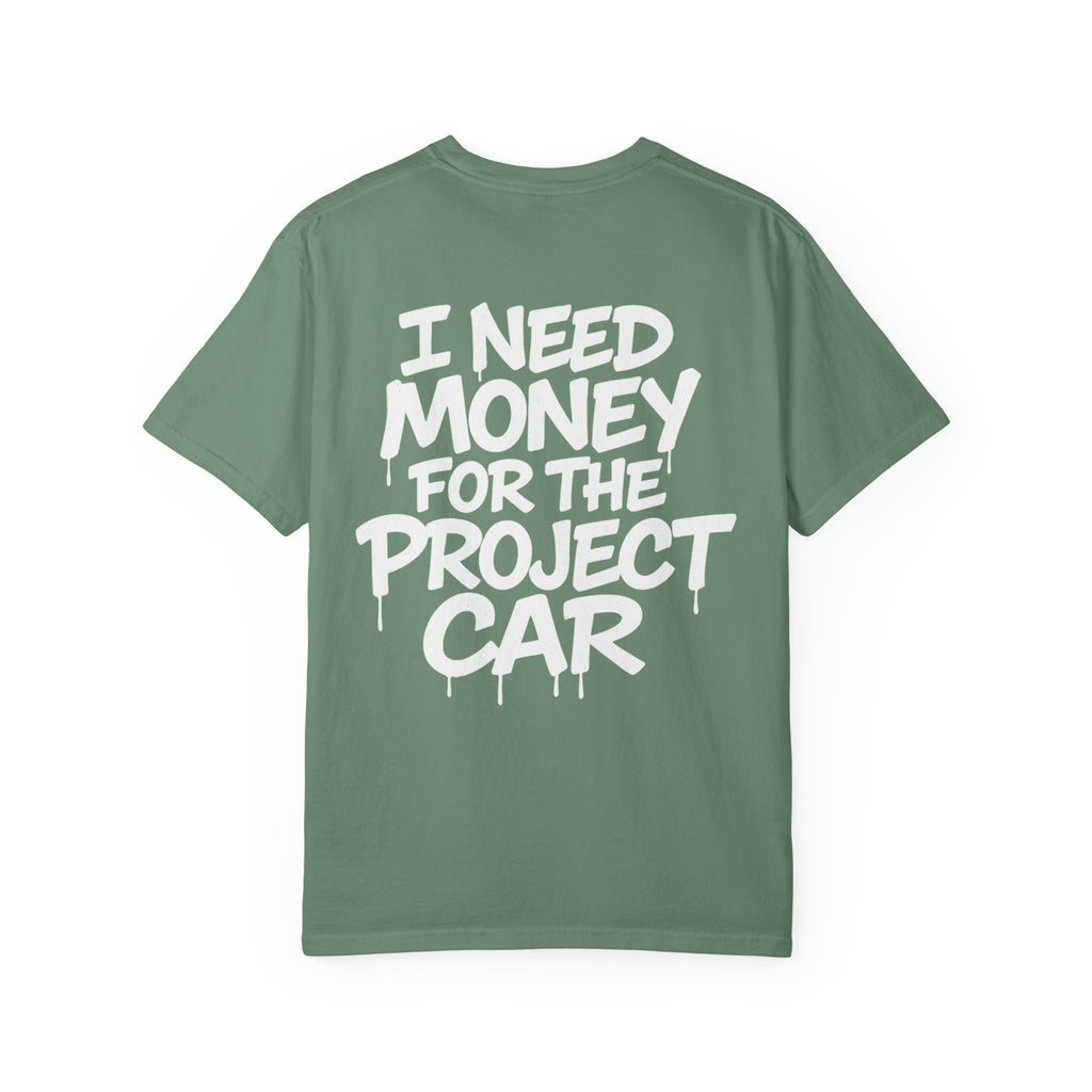 SetiZGang “I Need Money For Project Car” Tee – Premium Unisex Cotton Streetwear Graphic T-Shirt | Automotive Enthusiast Gift | Casual Everyday Fashion for Car Lovers
