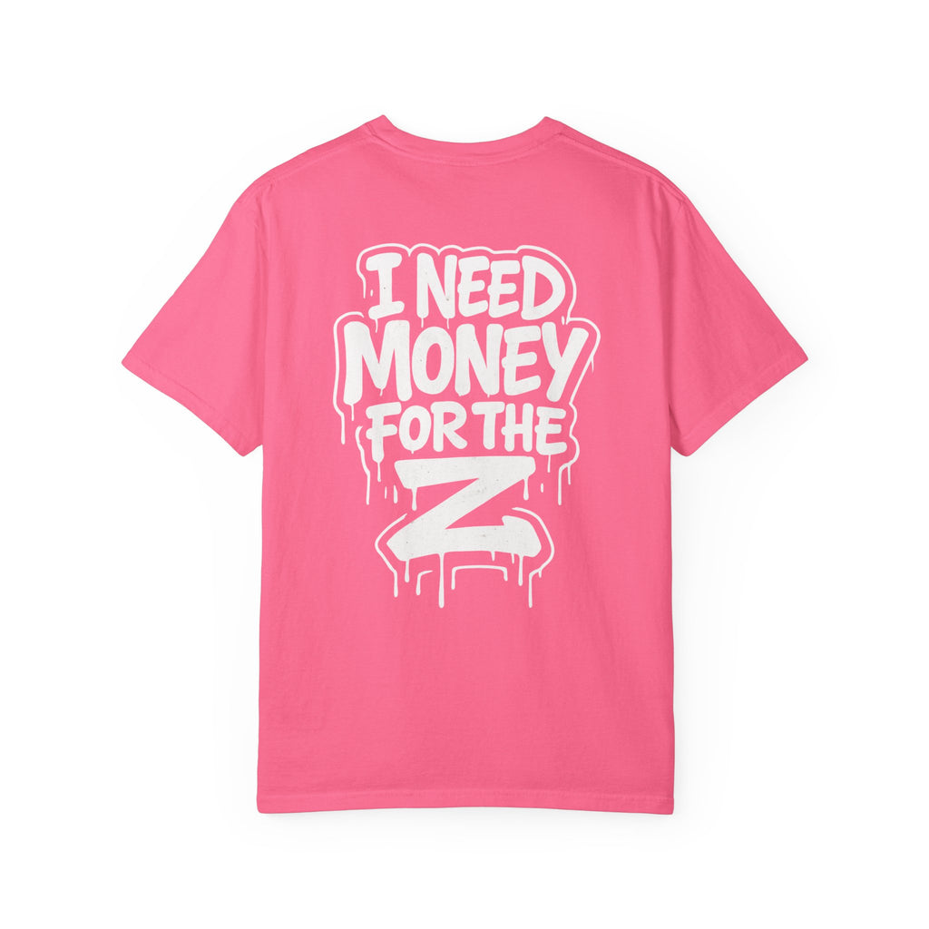 SetiZGang “I Need Money For Z” Tee – Premium Unisex Cotton Streetwear Graphic T-Shirt | Automotive Enthusiast Gift | Casual Everyday Fashion for Car Lovers