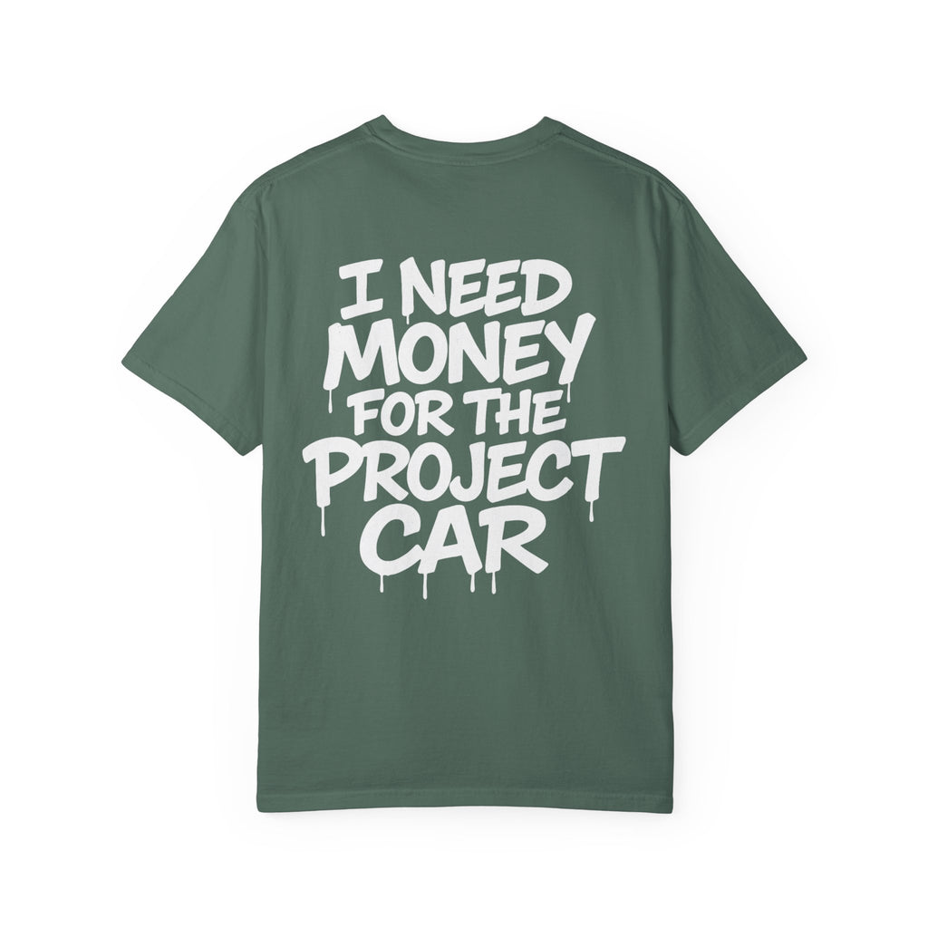 SetiZGang “I Need Money For Project Car” Tee – Premium Unisex Cotton Streetwear Graphic T-Shirt | Automotive Enthusiast Gift | Casual Everyday Fashion for Car Lovers