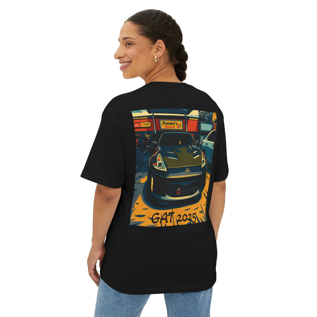 Setiz Z Gang Oversized Boxy Tee – Premium Unisex Streetwear Graphic T-Shirt for Car Enthusiasts & Drift Fans | Casual Summer Wear | Unique Gift for Him or Her | Auto Show Apparel