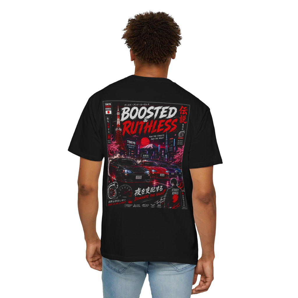 Boosted Ruthless T-Shirt — JDM Night Racing Car Graphic Tee