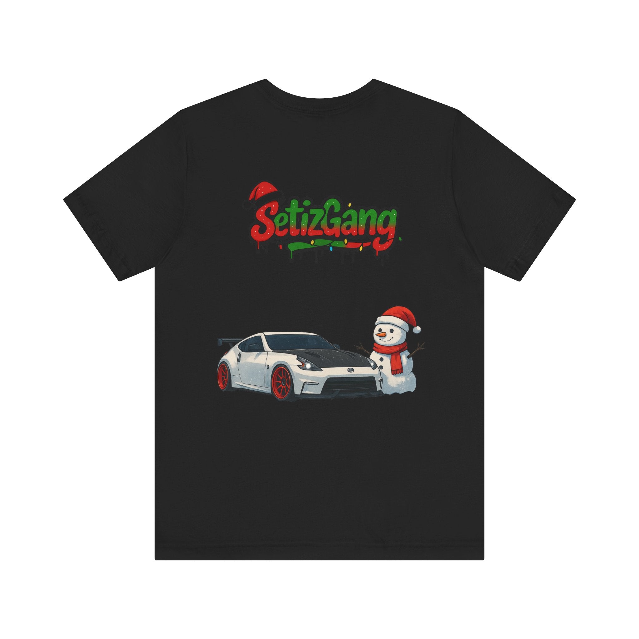SetiZ Z Gang Christmas Tee – Limited Edition Streetwear Graphic T-Shirt | JDM Drift Vibes x Holiday Spirit | Premium Unisex Auto Culture Tee | Perfect Gift for Car Lovers, Him & Her