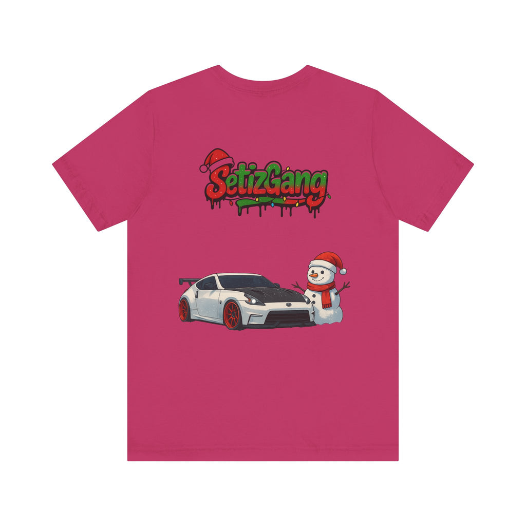 SetiZ Z Gang Christmas Tee – Limited Edition Streetwear Graphic T-Shirt | JDM Drift Vibes x Holiday Spirit | Premium Unisex Auto Culture Tee | Perfect Gift for Car Lovers, Him & Her