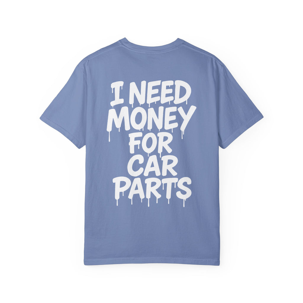 SetiZGang “I Need Money For Car Parts” Tee – Premium Unisex Cotton Streetwear Graphic T-Shirt | Automotive Enthusiast Gift | Casual Everyday Fashion for Car Lovers