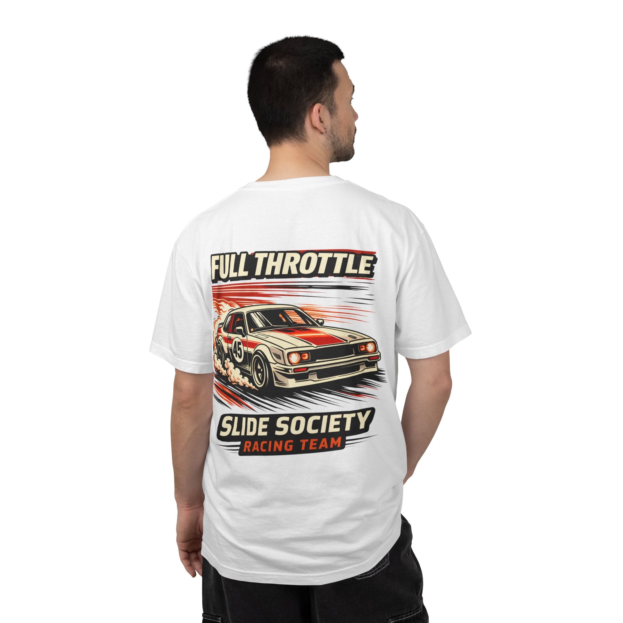 Full Throttle T-Shirt – Slide Society Drift Car Tee | JDM Mountain Pass Streetwear Shirt