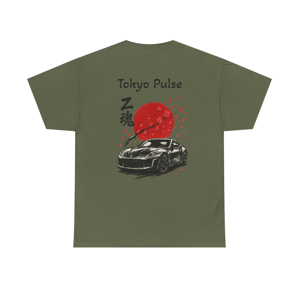 SetiZGang “Tokyo Pulse” Tee – Premium Unisex Cotton Streetwear Graphic T-Shirt | Automotive Enthusiast Gift | Casual Everyday Fashion for Car Lovers