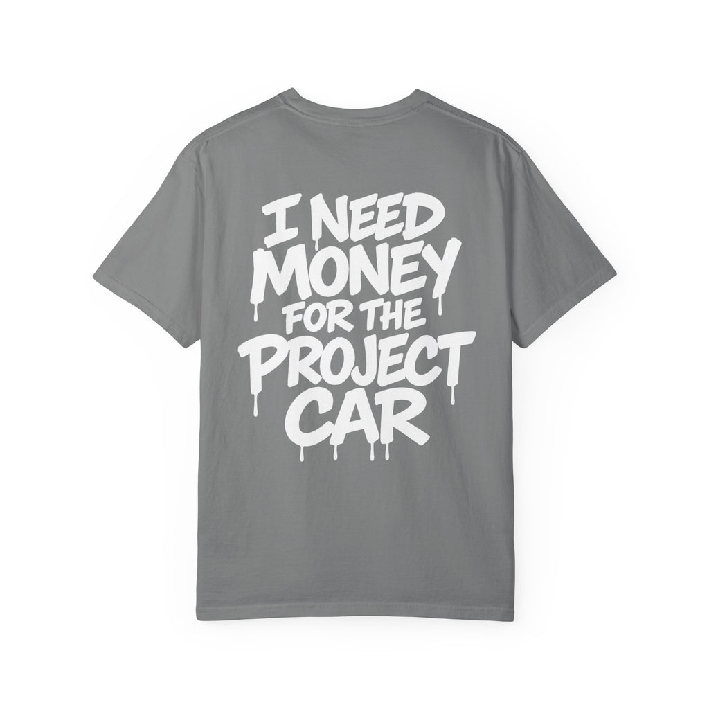 SetiZGang “I Need Money For Project Car” Tee – Premium Unisex Cotton Streetwear Graphic T-Shirt | Automotive Enthusiast Gift | Casual Everyday Fashion for Car Lovers