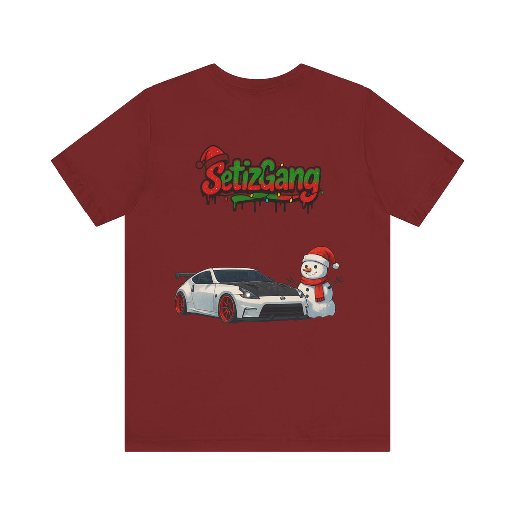SetiZ Z Gang Christmas Tee – Limited Edition Streetwear Graphic T-Shirt | JDM Drift Vibes x Holiday Spirit | Premium Unisex Auto Culture Tee | Perfect Gift for Car Lovers, Him & Her