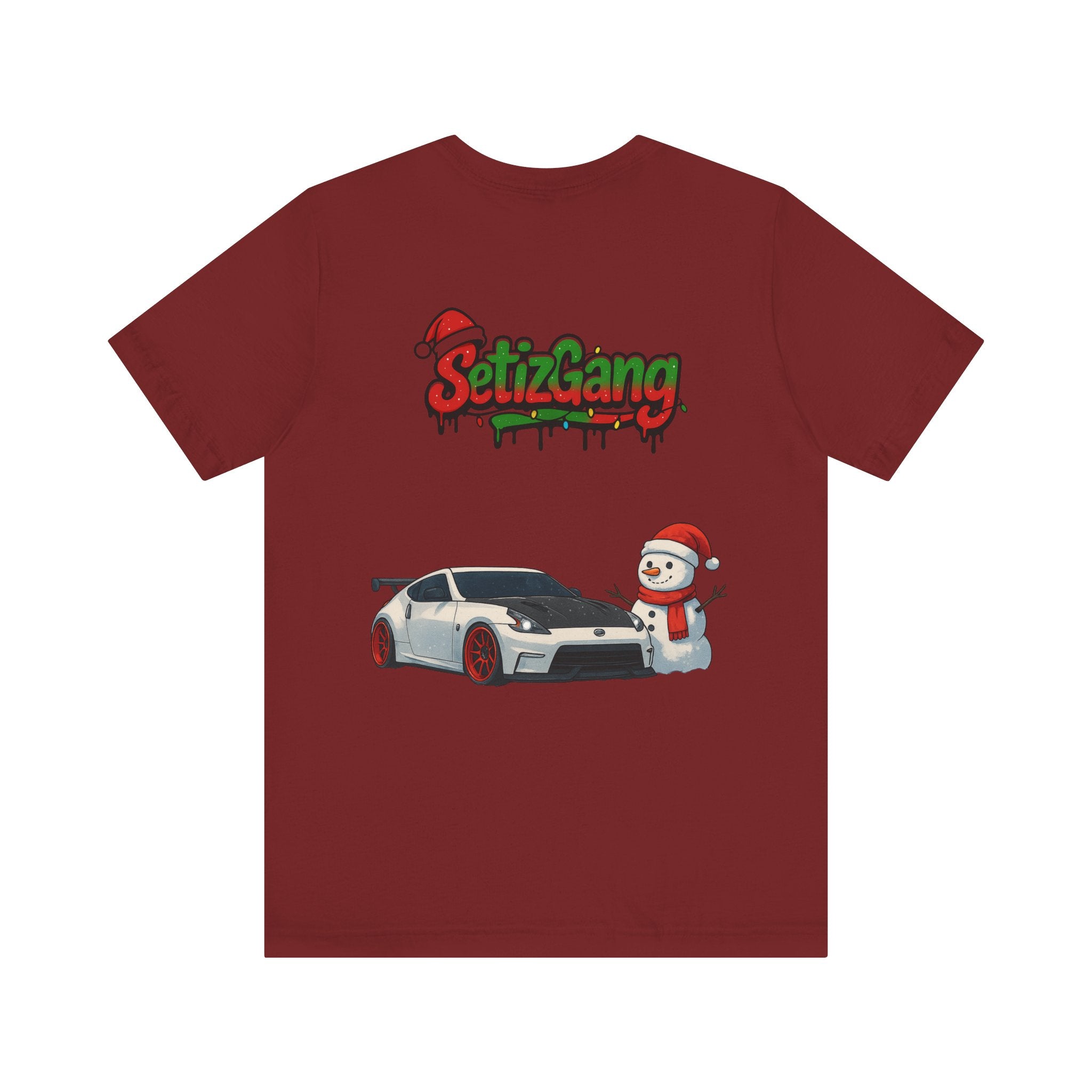 SetiZ Z Gang Christmas Tee – Limited Edition Streetwear Graphic T-Shirt | JDM Drift Vibes x Holiday Spirit | Premium Unisex Auto Culture Tee | Perfect Gift for Car Lovers, Him & Her