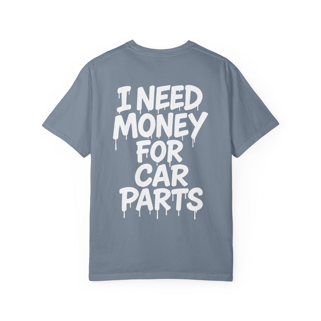 SetiZGang “I Need Money For Car Parts” Tee – Premium Unisex Cotton Streetwear Graphic T-Shirt | Automotive Enthusiast Gift | Casual Everyday Fashion for Car Lovers