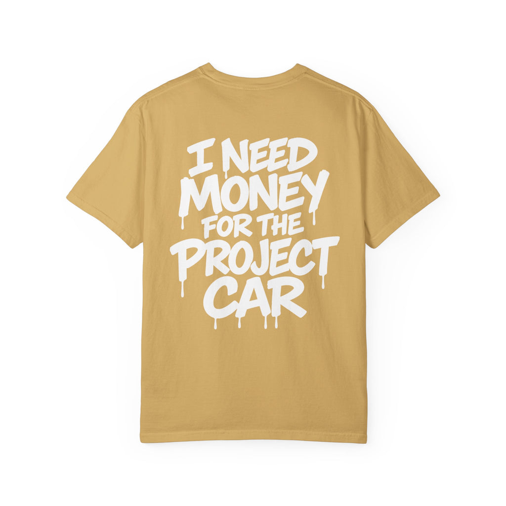 SetiZGang “I Need Money For Project Car” Tee – Premium Unisex Cotton Streetwear Graphic T-Shirt | Automotive Enthusiast Gift | Casual Everyday Fashion for Car Lovers