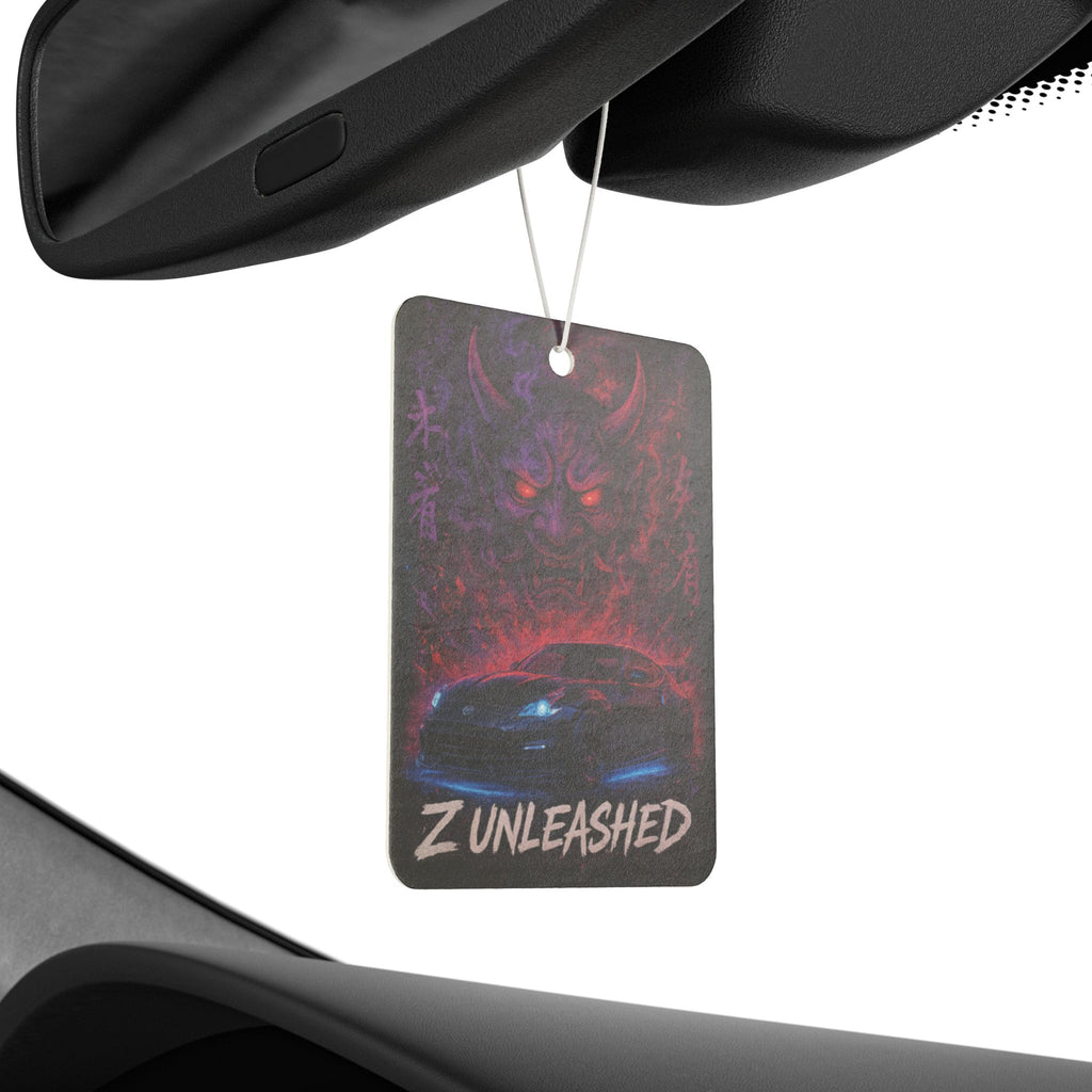 Z Unleashed Car Air Freshener - Unique Car Decor, Auto Freshener, Gift for Car Lovers, Racing Enthusiasts, Air Freshener for Men