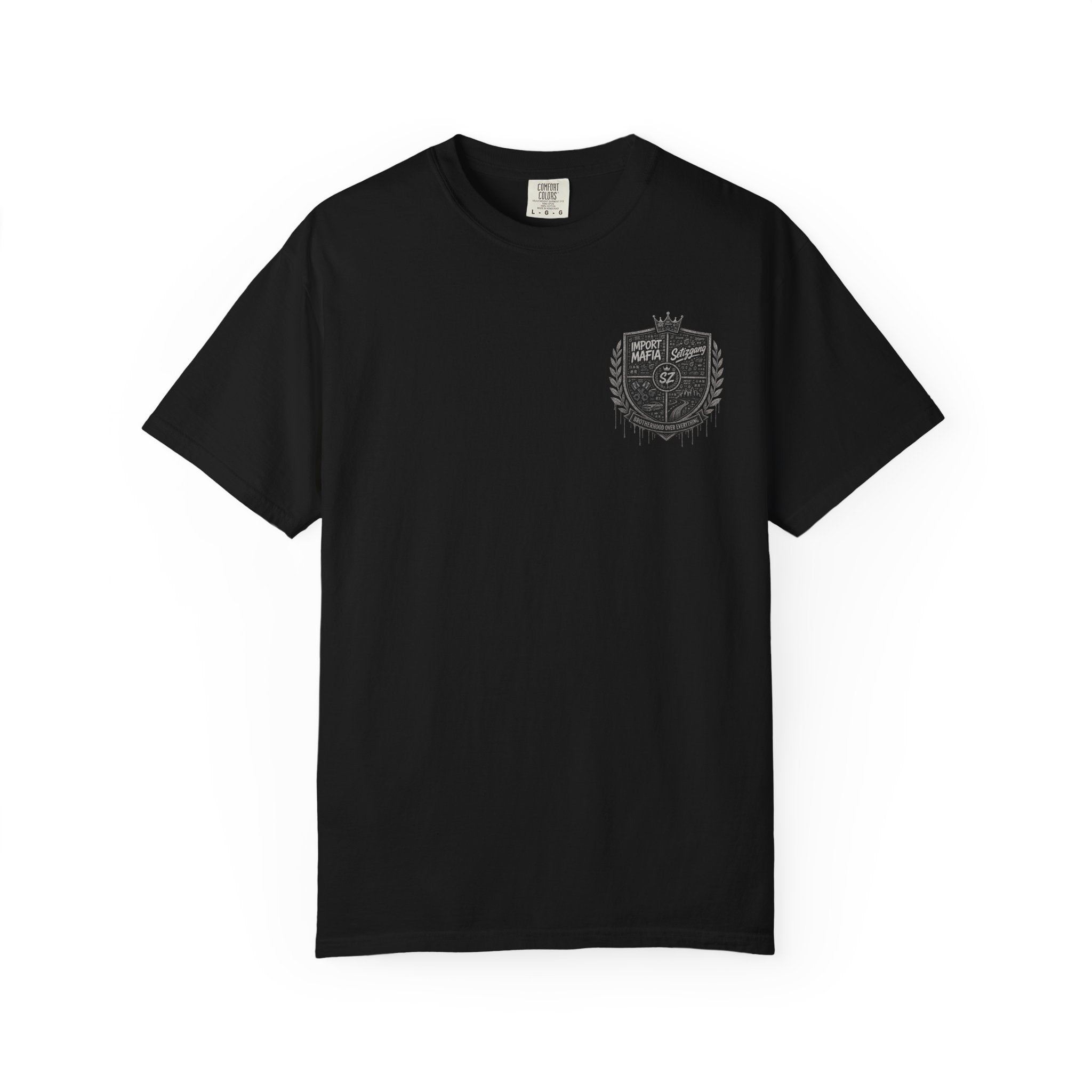 SetiZGang Racing Crest T-Shirt 🏁 | Sports Car Silhouette Streetwear Tee