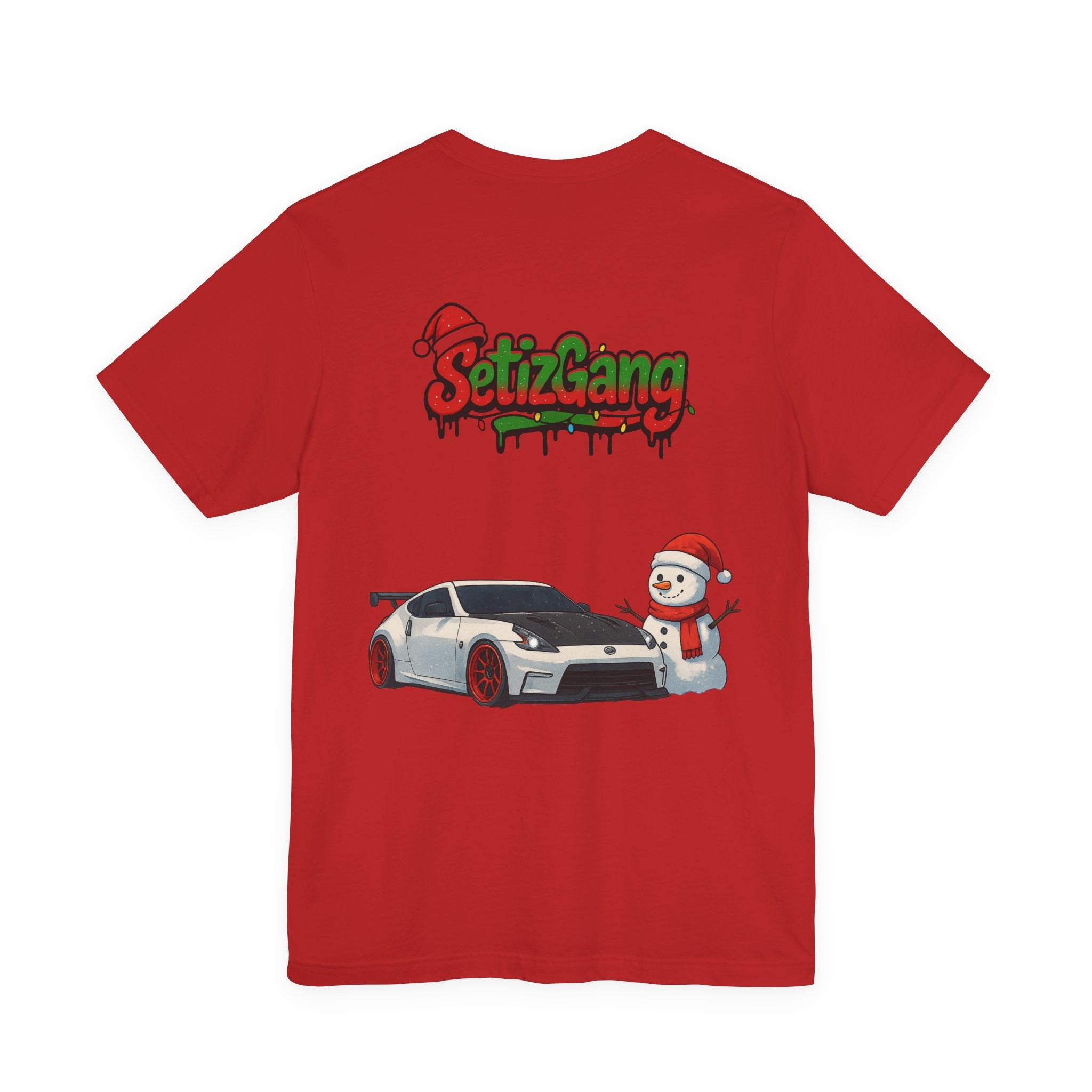 SetiZ Z Gang Christmas Tee – Limited Edition Streetwear Graphic T-Shirt | JDM Drift Vibes x Holiday Spirit | Premium Unisex Auto Culture Tee | Perfect Gift for Car Lovers, Him & Her