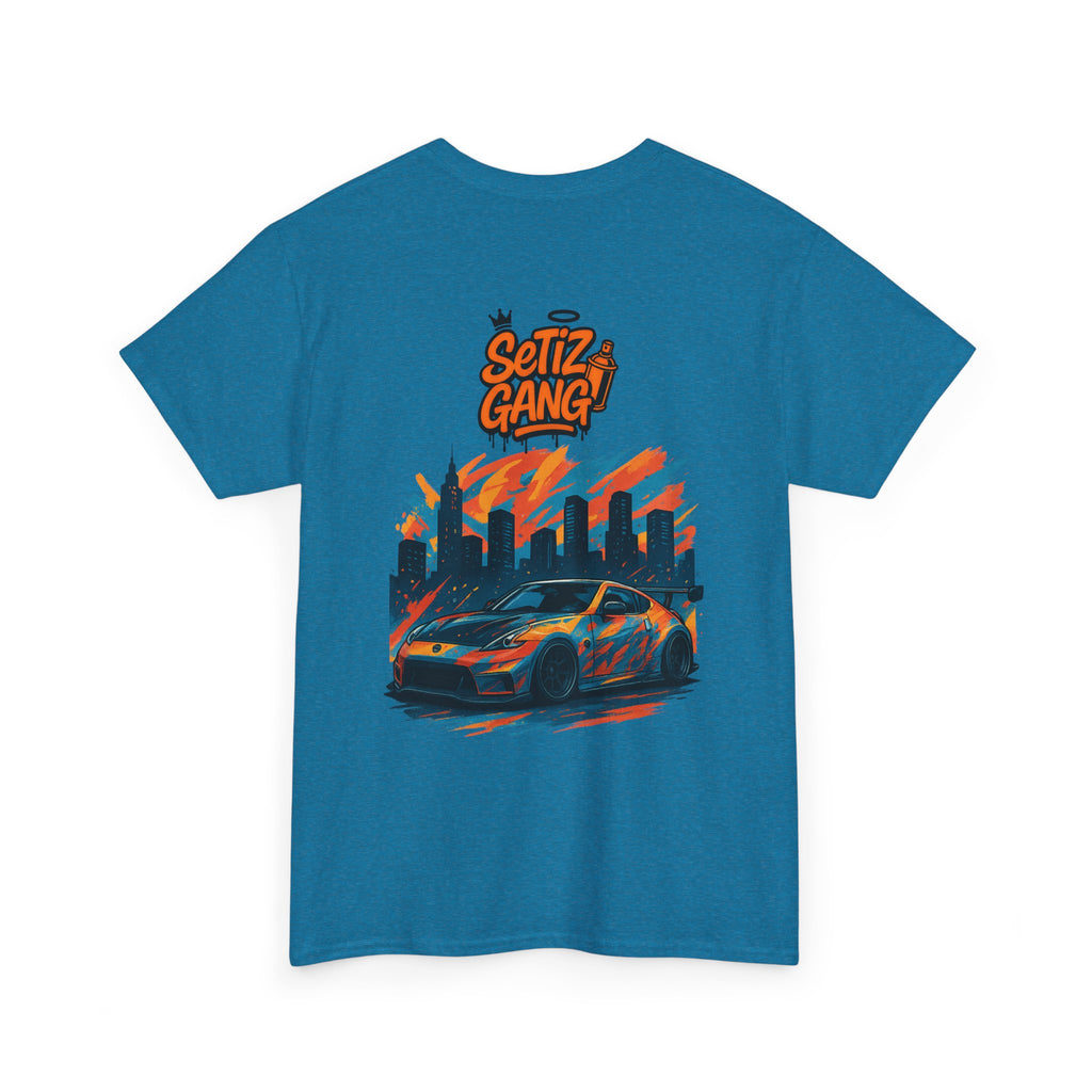 SetiZ Z Gang Late Night Vibes Tee / Car Culture Vibes – Limited Edition Streetwear Graphic T-Shirt | JDM Drift Vibes | Premium Unisex Auto Culture Tee | Perfect Gift for Car Lovers, Him & Her