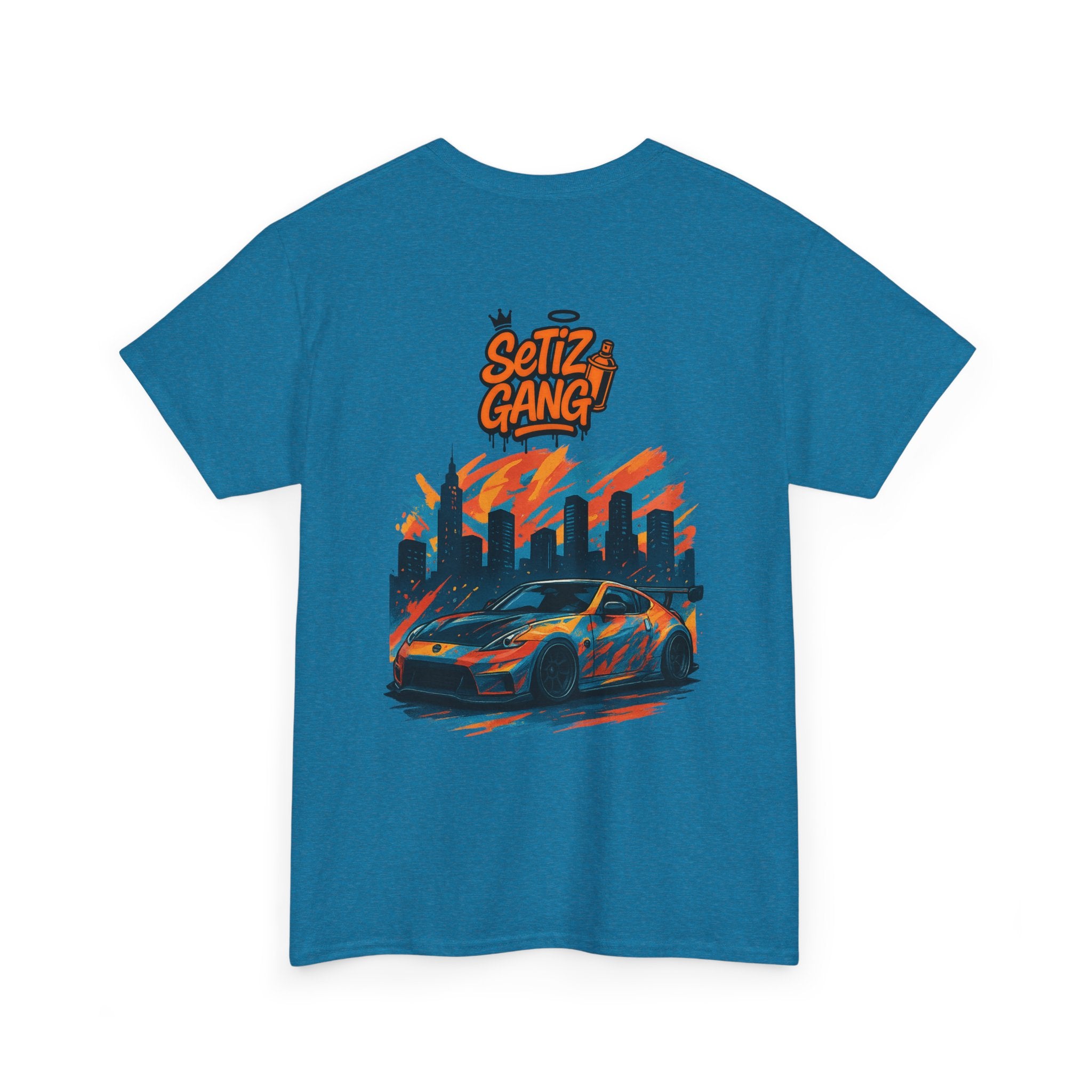 SetiZ Z Gang Late Night Vibes Tee / Car Culture Vibes – Limited Edition Streetwear Graphic T-Shirt | JDM Drift Vibes | Premium Unisex Auto Culture Tee | Perfect Gift for Car Lovers, Him & Her