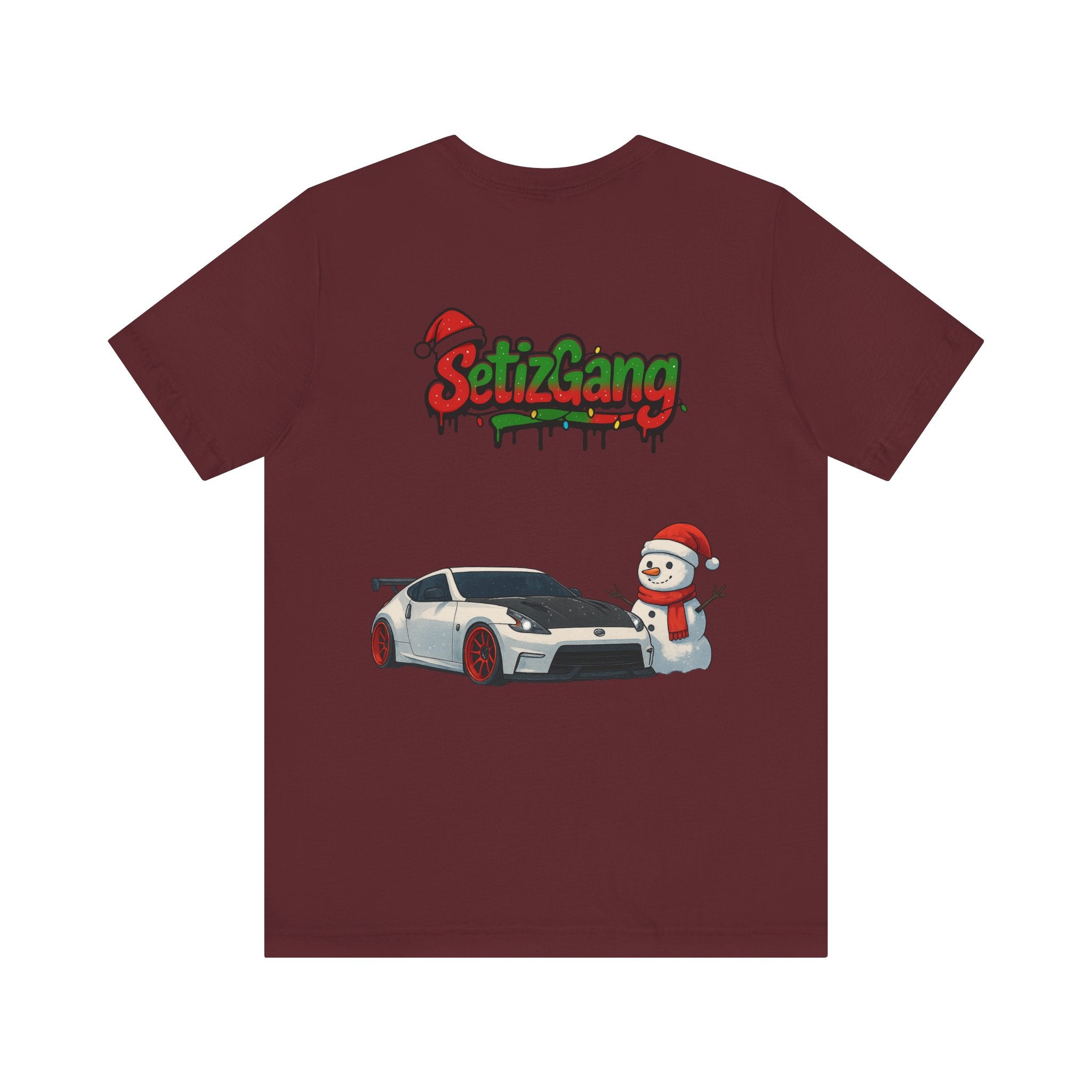 SetiZ Z Gang Christmas Tee – Limited Edition Streetwear Graphic T-Shirt | JDM Drift Vibes x Holiday Spirit | Premium Unisex Auto Culture Tee | Perfect Gift for Car Lovers, Him & Her