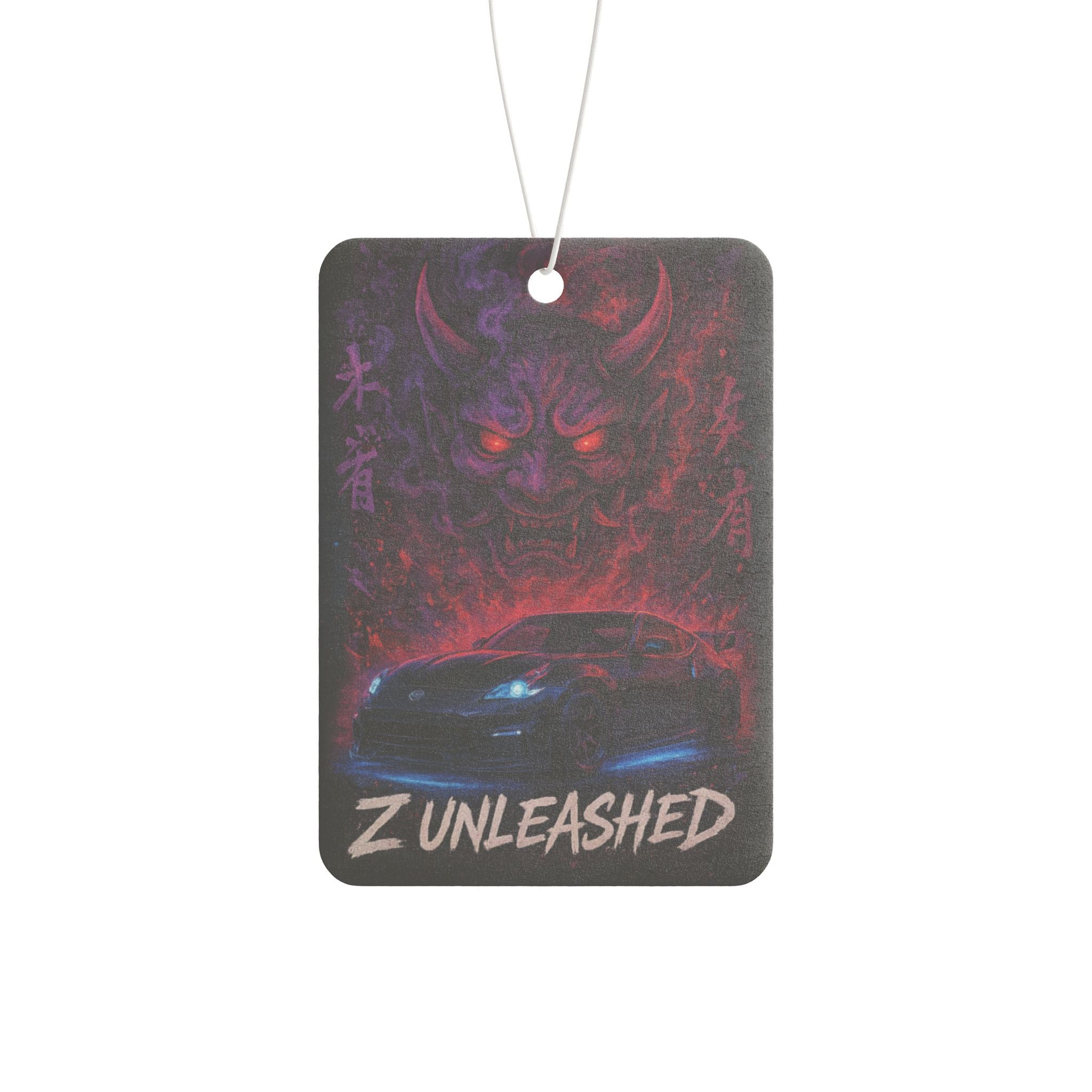 Z Unleashed Car Air Freshener - Unique Car Decor, Auto Freshener, Gift for Car Lovers, Racing Enthusiasts, Air Freshener for Men