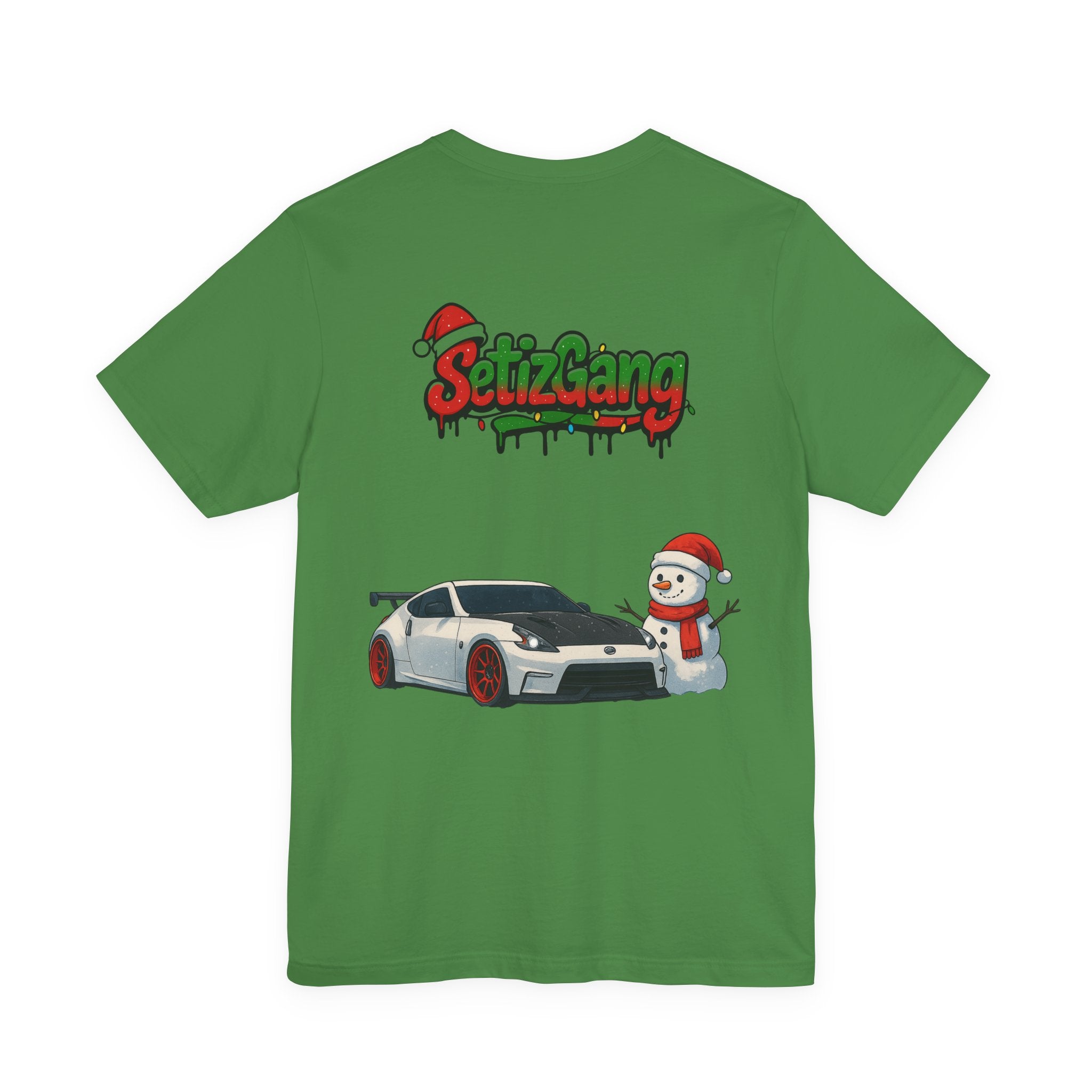 SetiZ Z Gang Christmas Tee – Limited Edition Streetwear Graphic T-Shirt | JDM Drift Vibes x Holiday Spirit | Premium Unisex Auto Culture Tee | Perfect Gift for Car Lovers, Him & Her