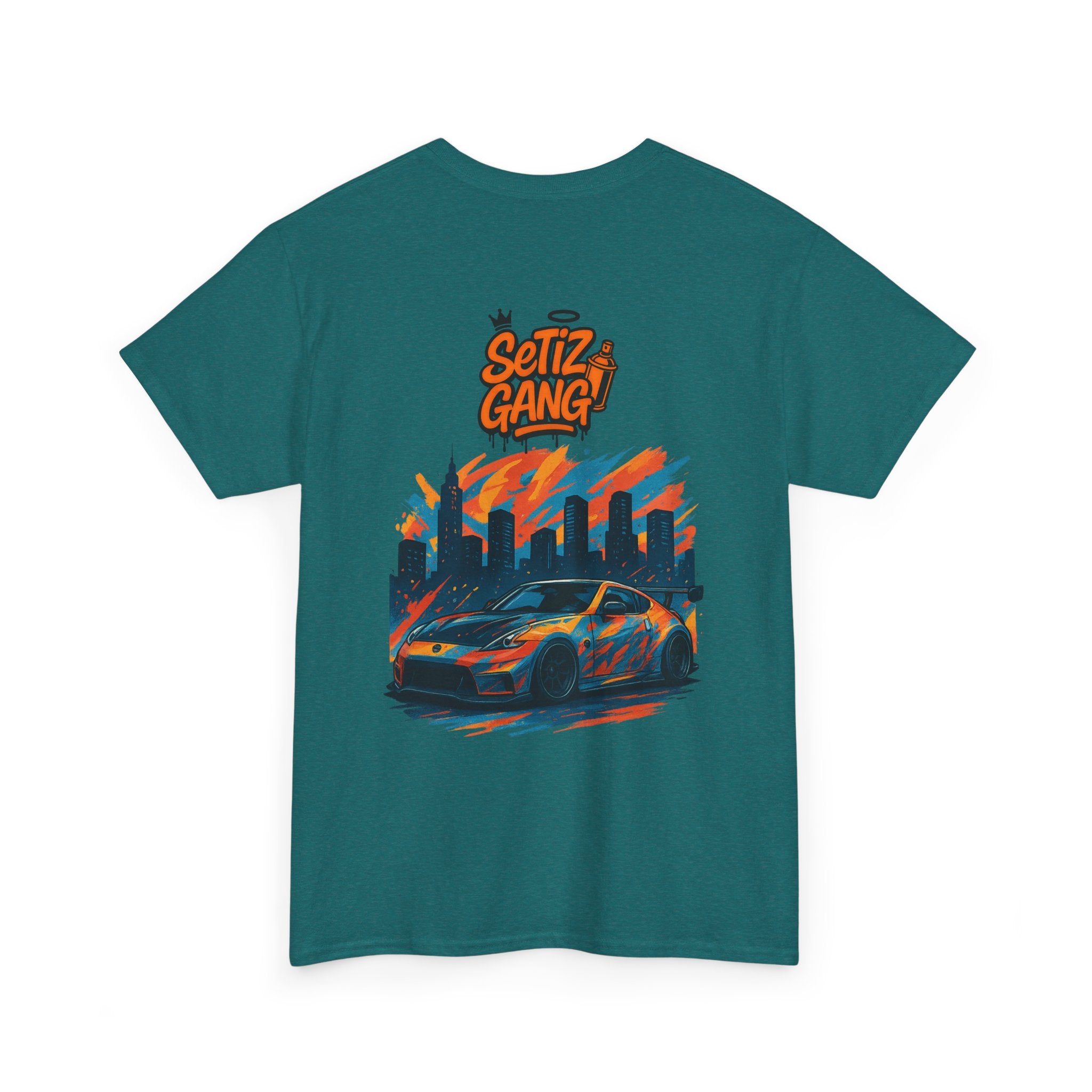 SetiZ Z Gang Late Night Vibes Tee / Car Culture Vibes – Limited Edition Streetwear Graphic T-Shirt | JDM Drift Vibes | Premium Unisex Auto Culture Tee | Perfect Gift for Car Lovers, Him & Her